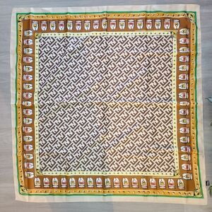 1pc Stylish Satin Square Scarf